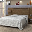 Cabeceira Regulável Box Moderny Castanho Wood