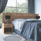 Cabeceira Regulável Casal Com Gavetas Warren Atacama