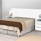 Cabeceira Regulável Ibrahim Criado Mudo Branco