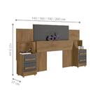 Cabeceira Regulavel Luca Cinamomo Grafite