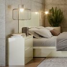 Cabeceira Ripada 165cm Nature  Off White