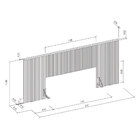 Cabeceira Ripada 240cm Queen/casal Noronha Freijó G77 - Gran
