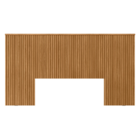 Cabeceira Ripada Cama Box Casal Queen Florence Nature