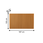 Cabeceira Ripada Cama Casal Ravena Nature