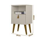 Cabeceira Ripada Casal Carvalho Com 2 Mesas De Cabeceira Off