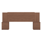 Cabeceira Ripada Casal Com Mesas Marselha Jatobá