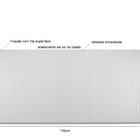 Cabeceira Ripada Casal Modular Leve Mdf 140x90cm Com Fita 3m