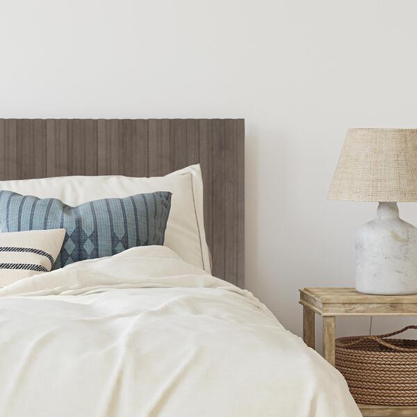 Cabeceira Ripada Casal Modular Leve Mdf 140x90cm Com Fita 3m