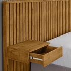 Cabeceira Ripada Casal Queen Com 2 Gavetas Naturalle Columbia