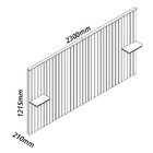 Cabeceira Ripada Com Led 140/160 Nobre Naturale - Gelius