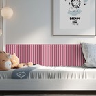 Cabeceira Ripada Estofada Rosa 20x40