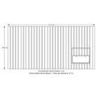 Cabeceira Ripada Maracá Queen 215cm Mdf/mdp Com 1 Mesa De Cab