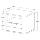 Cabeceira Ripada Queen Com 2 Mesas De Cabeceira Curva Buriti