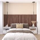 Cabeceira Ripada em MDF 240x135cm Carvalho York Premium Moldurama