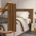 Cabeceira Ripado Modular 5 Caixas Ubatuba Cama King Linea Bra