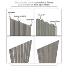 Cabeceira Ripado Modular 6 Caixas Ubatuba Cama King Size Line