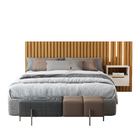 Cabeceira Ripado Para Cama De Casal/queen Maracá Nature Com M