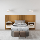 Cabeceira Ripado Para Cama De Solteiro Maracá Nature Com 2 Me