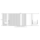 Cabeceira Ripado Para Cama King Size Maracá Nature Com 2 Mesa