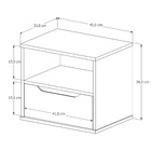 Cabeceira Ripado Para Cama King Size Maracá Nature Com 2 Mesa