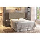 Cabeceira Roger Regulável Mocaccino E Bege