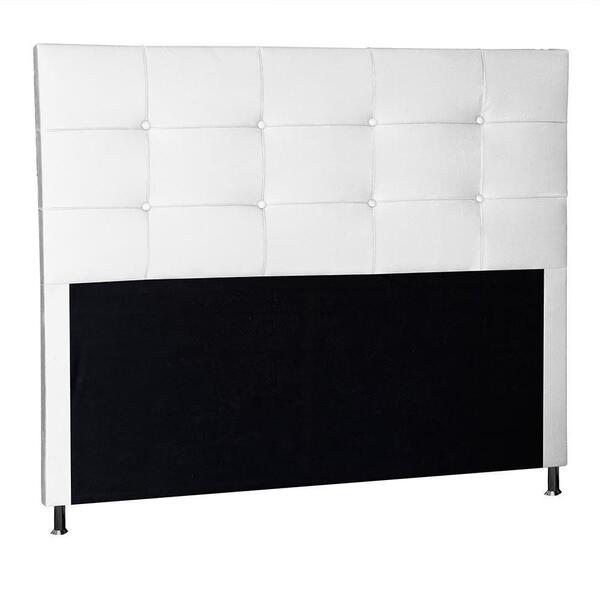 Cabeceira Roma 1,40 Cm Cama Box Casal Corino Branco