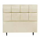 Cabeceira Roma Para Cama Box Casal 140 Cm Corino Bege I02 - D
