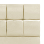 Cabeceira Roma Para Cama Box Queen 160 Cm Corino Bege I02 - D