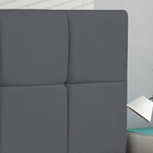 Cabeceira Roma Para Cama Box Queen 160 Cm Suede I02 - D'rossi