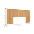 Cabeceira Romanoff Com Ripas