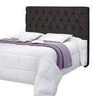 Cabeceira Rúbia Sued Chocolate 200 Cm