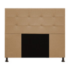Cabeceira Safira Para Cama Box King 195 Cm Linho Bege - D'ros