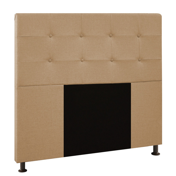 Cabeceira Safira Para Cama Box Queen 160 Cm Linho - D'rossi -