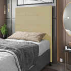 Cabeceira Safira Para Cama Box Solteiro 90 Cm Corino - D'ross