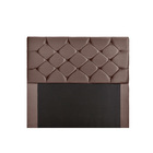 Cabeceira Sauron King Veludo Marrom 195cm Bnn Decor