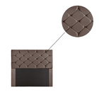 Cabeceira Sauron King Veludo Marrom 195cm Bnn Decor