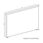 Cabeceira Sena Veluto Cinza Super King (12x195x125) - Revesti