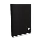 Cabeceira Sena Veluto Preto Solteiro (12x90x125) - Revestida