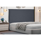 Cabeceira Sicília De Casal 140 Cm Suede Cinza - Nexta Casa
