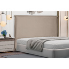 Cabeceira Sicília De Solteiro 90 Cm Suede Bege - Nexta Casa