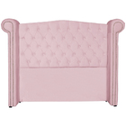 Cabeceira Sienna Luxo Suede Cores - Ds Estofados - King - Ros