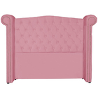 Cabeceira Sienna Luxo Suede Cores - Ds Estofados - King - Rosa