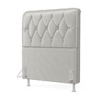 Cabeceira Sirus 90 Premium / N-023 Veludo Cinza Claro