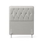 Cabeceira Sirus 90 Premium / N-023 Veludo Cinza Claro