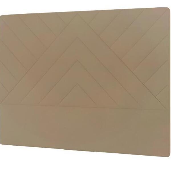 Cabeceira Sky Plus Queen 1600mm Veludo Bege Escuro - Simbal