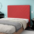 Cabeceira Sky Plus Viúva 1000mm Vedulo Adar Vermelho - Simbal