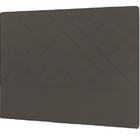 Cabeceira Sky Plus Viúva 1000mm Veludo Adar Marrom - Simbal