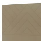 Cabeceira Sky Plus Viúva 1000mm Veludo Bege Escuro - Simbal