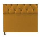 Cabeceira Sofia 100 Cm Solteiro Suede Mostarda - Amarena Móve