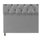 Cabeceira Sofia 160 Cm Queen Size Suede Cinza - Amarena Móveis
